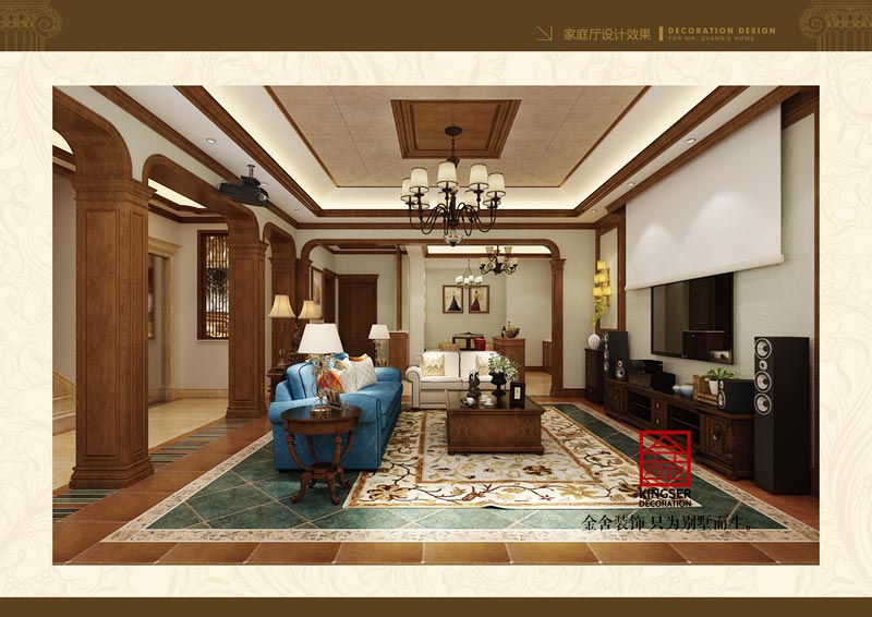 西山林語(yǔ)別墅裝修效果圖