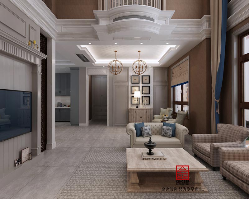 西山林語(yǔ)199平簡(jiǎn)美風(fēng)格裝修效果圖