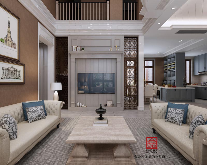 西山林語(yǔ)199平簡(jiǎn)美風(fēng)格裝修效果圖