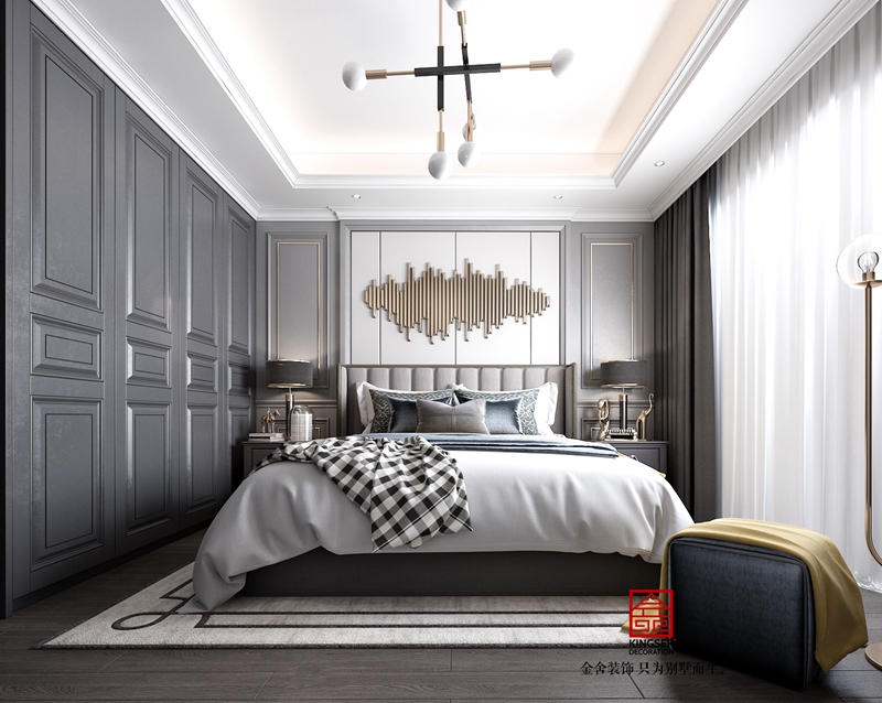 榮盛和府194㎡美式風格研發(fā)設(shè)計效果圖