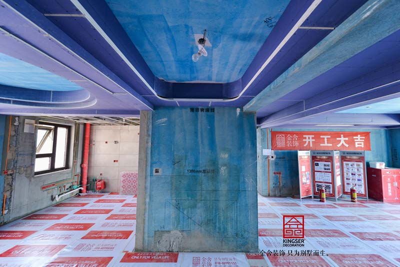 榮盛華府裝修工地瓦工階段