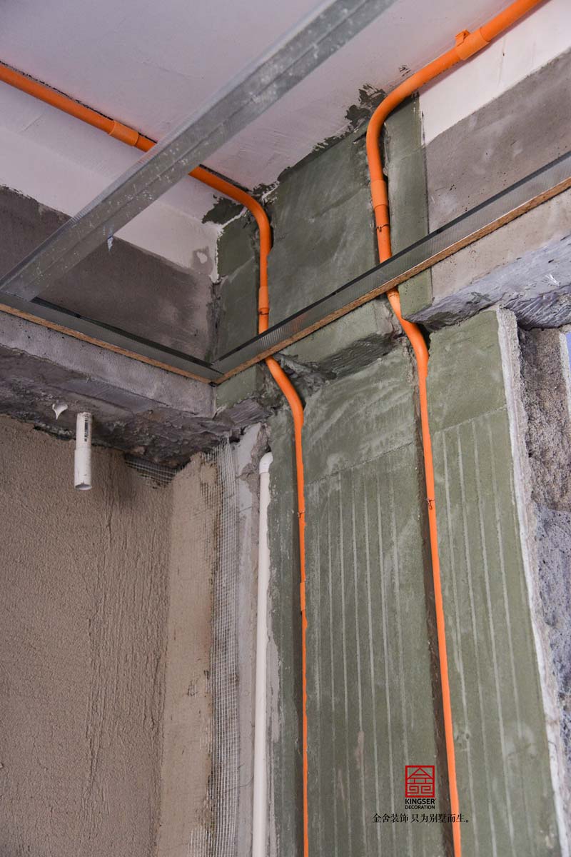 榮盛華府裝修工地瓦工階段