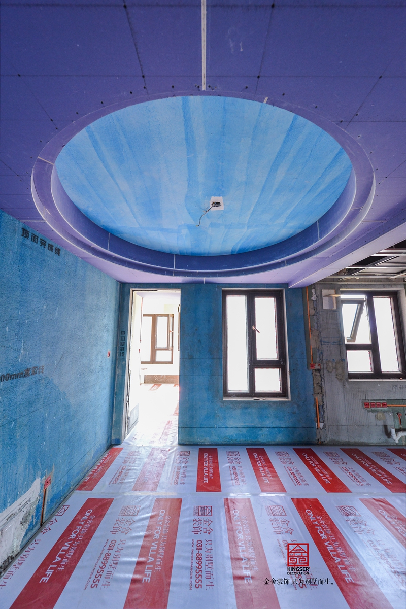 榮盛華府裝修工地瓦工階段