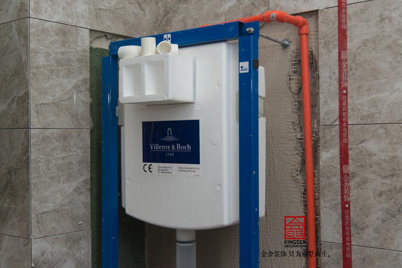 中冶德賢公館160平米裝修工地木工階段