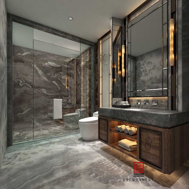 榮盛御府裝修373平米現(xiàn)代風格研發(fā)效果圖