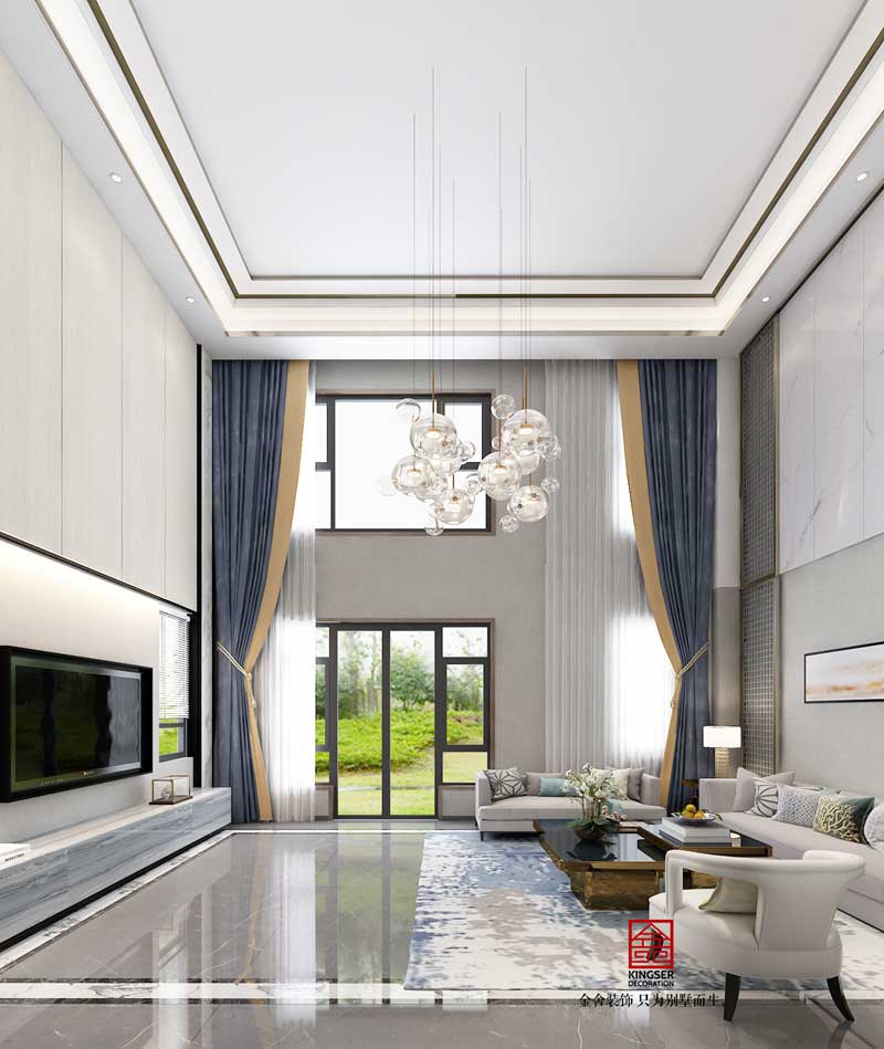 榮盛御府裝修373平米研發(fā)效果圖