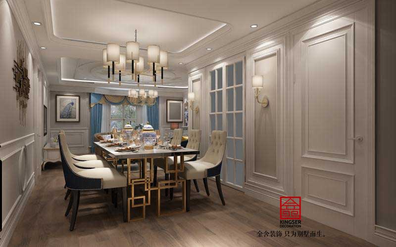 北京金港國際180平米歐式風(fēng)格裝修效果圖