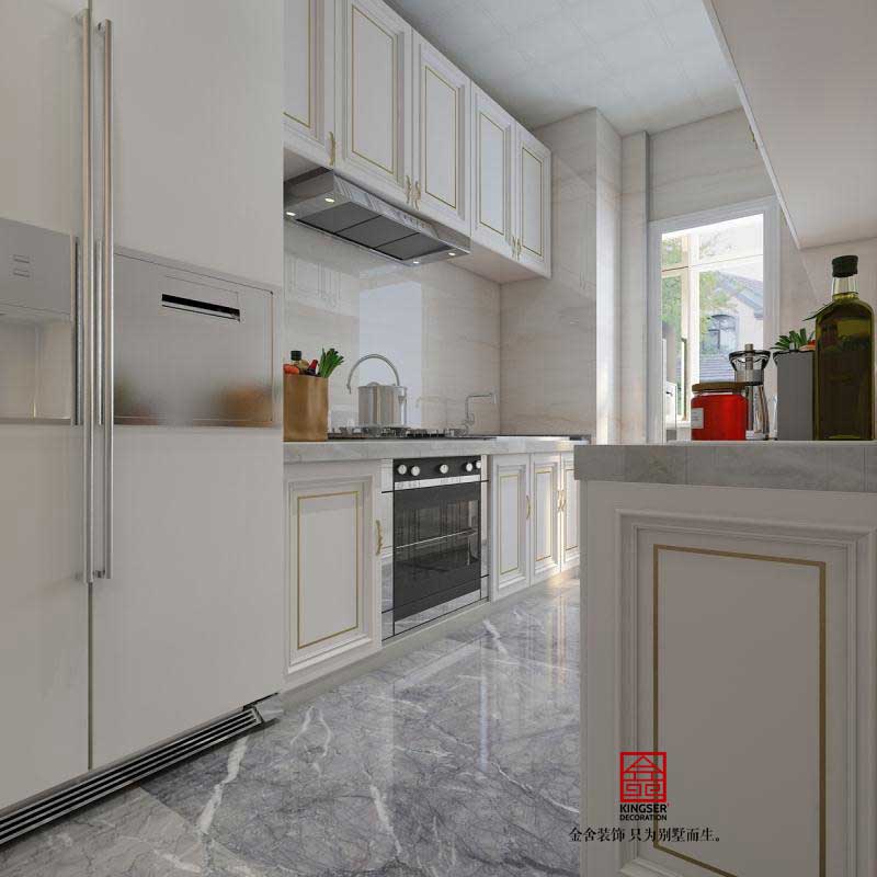 北京金港國際180平米歐式風(fēng)格裝修效果圖