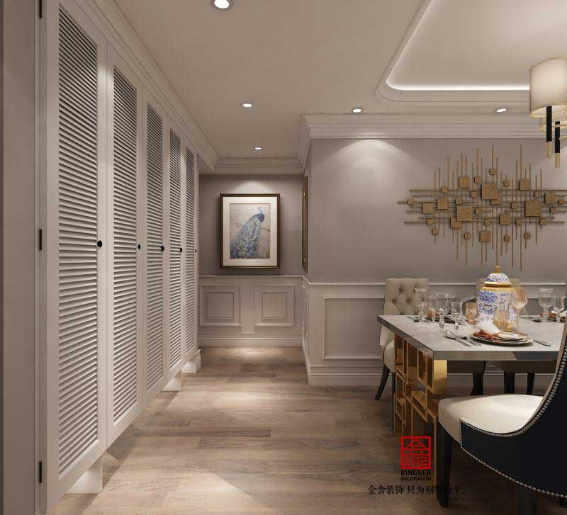 北京金港國際180平米歐式風(fēng)格裝修效果圖