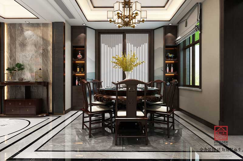 榮盛華府185平中式風(fēng)格裝修設(shè)計(jì)案例