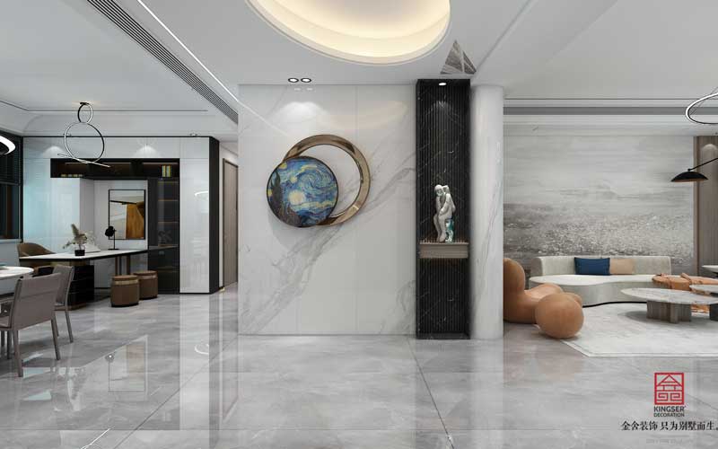 榮盛華府躍層裝修設(shè)計(jì)效果圖