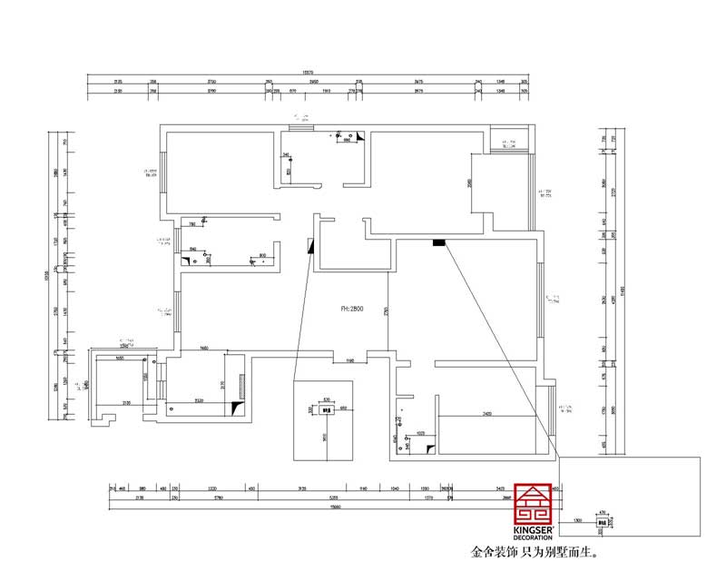 朝陽首府御園160平米三室兩廳戶型解析