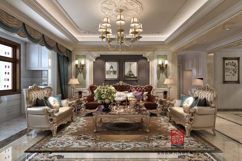 國賓壹號139平歐式風(fēng)格裝修效果圖