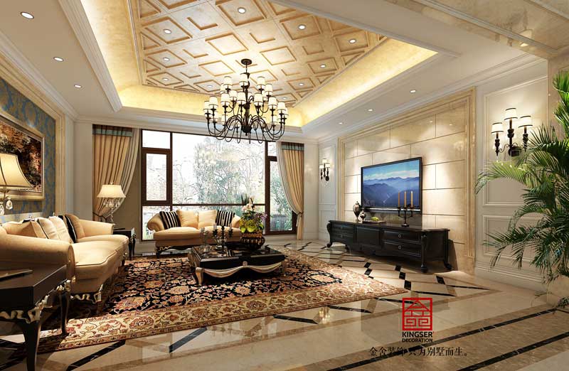 萬(wàn)科東麗湖別墅裝修效果圖