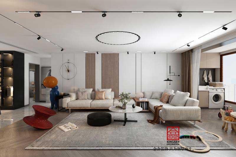 東城國(guó)際160平米現(xiàn)代風(fēng)格裝修效果圖