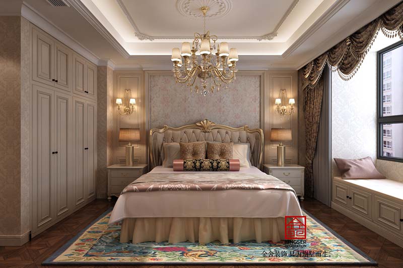 國賓壹號139平米歐式風(fēng)格裝修案例