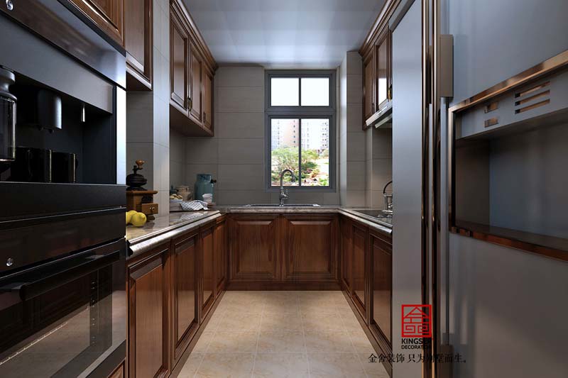 國(guó)賓壹號(hào)108平米清新美式裝修設(shè)計(jì)