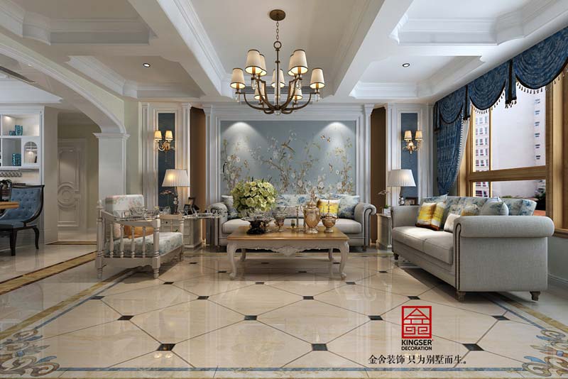 天下錦程270平米簡(jiǎn)歐風(fēng)格裝修效果圖