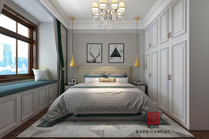 國賓壹號139平裝修美式風(fēng)格效果圖