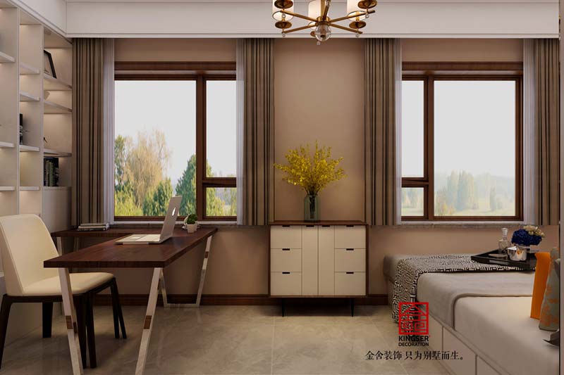 國賓壹號139平裝修美式風(fēng)格效果圖