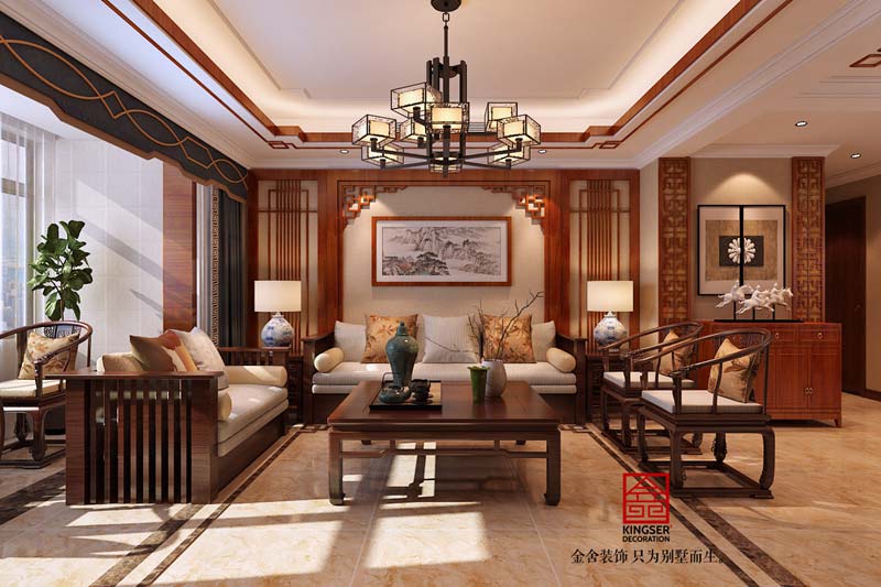 國(guó)賓壹號(hào)中式風(fēng)格效果圖