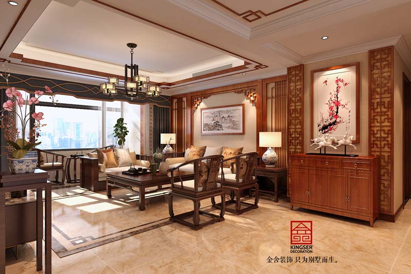 國(guó)賓壹號(hào)中式風(fēng)格效果圖