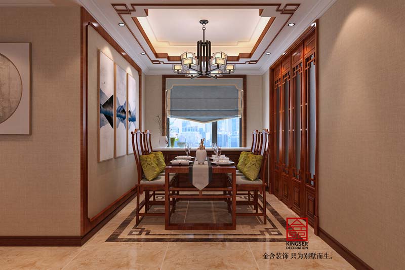 國(guó)賓壹號(hào)中式風(fēng)格效果圖