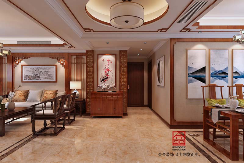 國(guó)賓壹號(hào)中式風(fēng)格效果圖