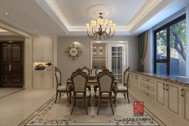 東南智匯城190m2歐式風(fēng)格裝修效果圖