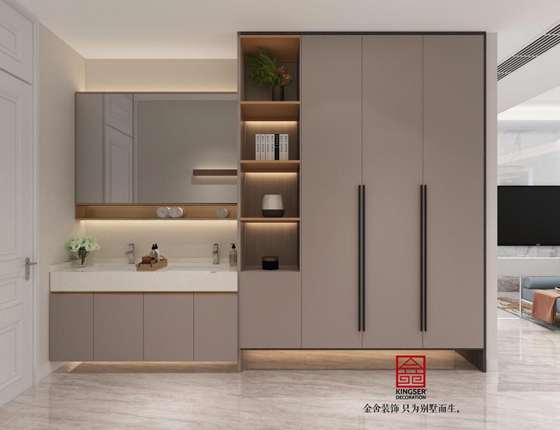 瀚林甲第167平米美式風(fēng)格裝修