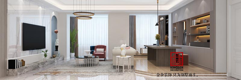 瀚林甲第167平米美式風(fēng)格裝修