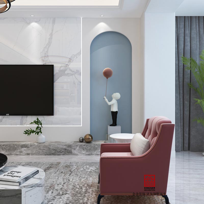 瀚林甲第167平米美式風(fēng)格裝修