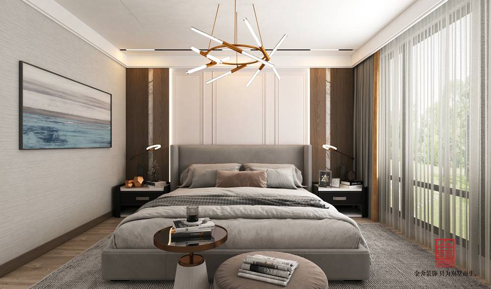 中央云著246平米裝修-現(xiàn)代簡約-臥室