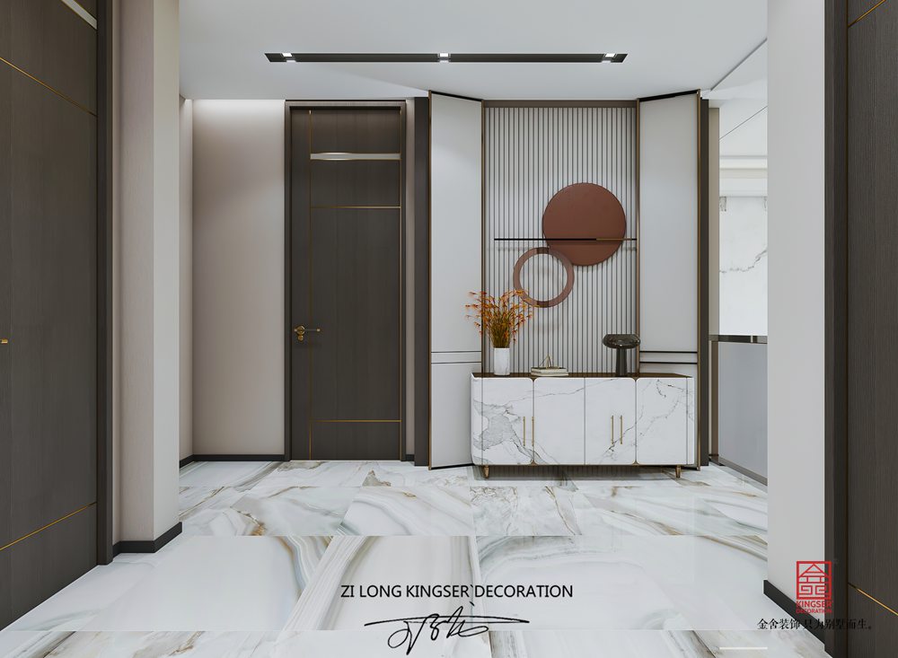 漢王府230平米現(xiàn)代簡(jiǎn)約裝修-玄關(guān)