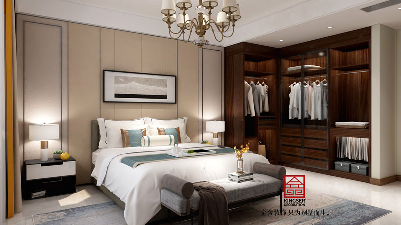 墅洋居禮四室兩廳新中式裝修設(shè)計(jì)