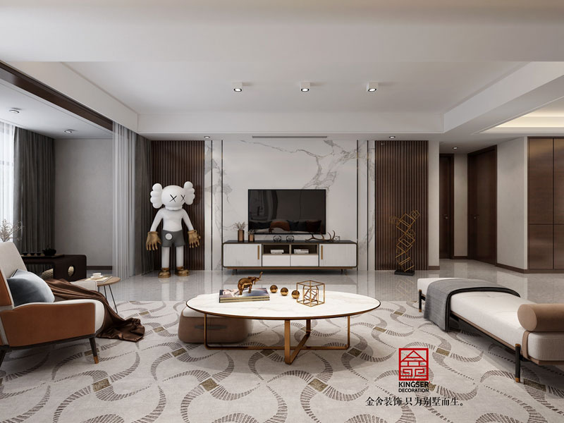 墅洋居禮四室兩廳新中式裝修設(shè)計(jì)