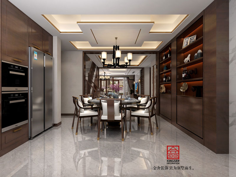 墅洋居禮四室兩廳新中式裝修設(shè)計(jì)