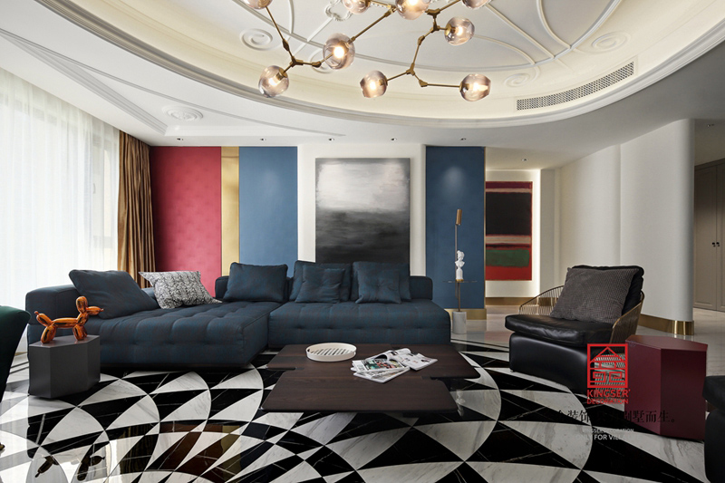 天山九峯210㎡當代風格裝修實景圖