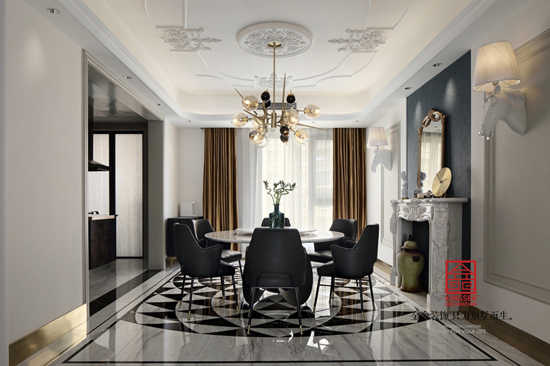 天山九峯210㎡當代風格裝修實景圖