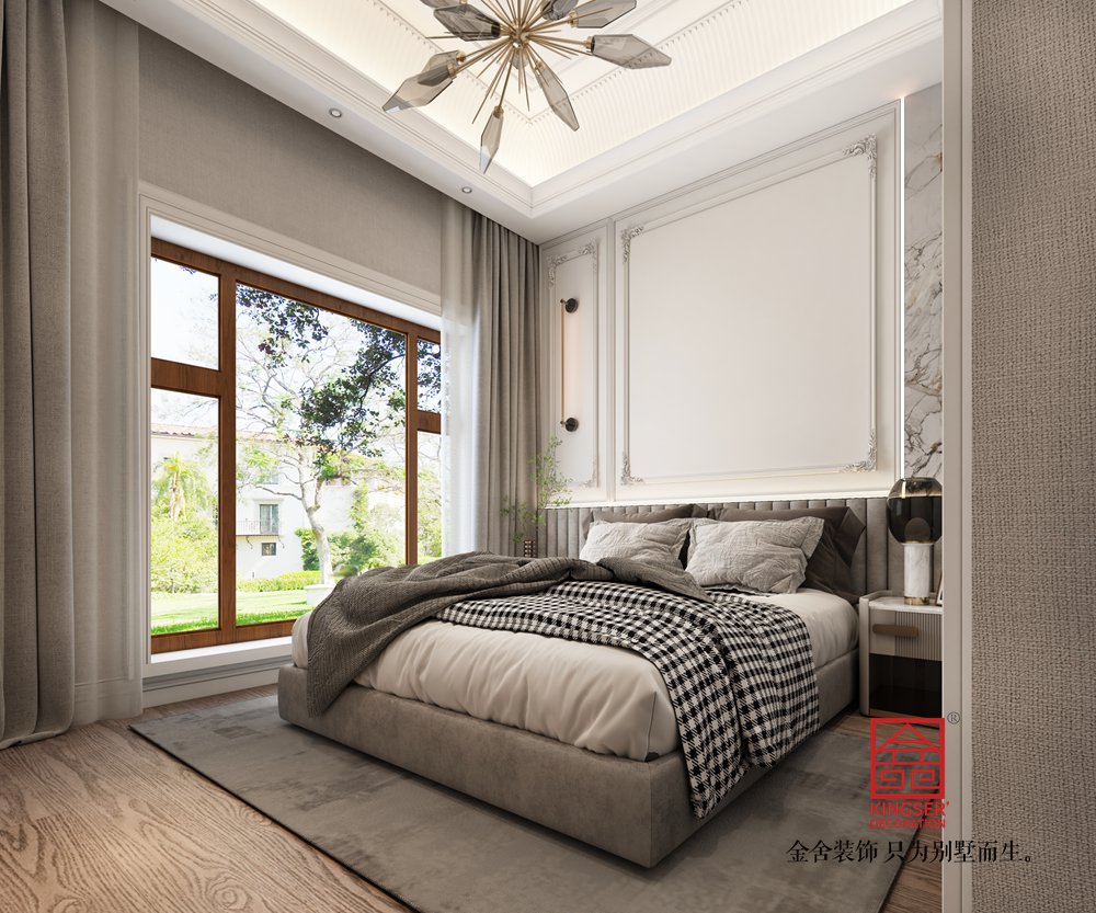 匯君城277平米歐式風格裝修-臥室