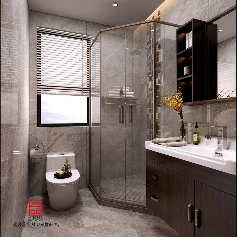 大者聯(lián)排別墅-混搭-衛(wèi)生間設(shè)計效果圖