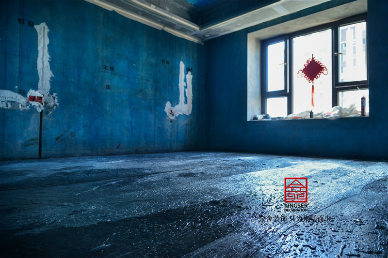 榮盛華府215㎡裝修施工現(xiàn)場