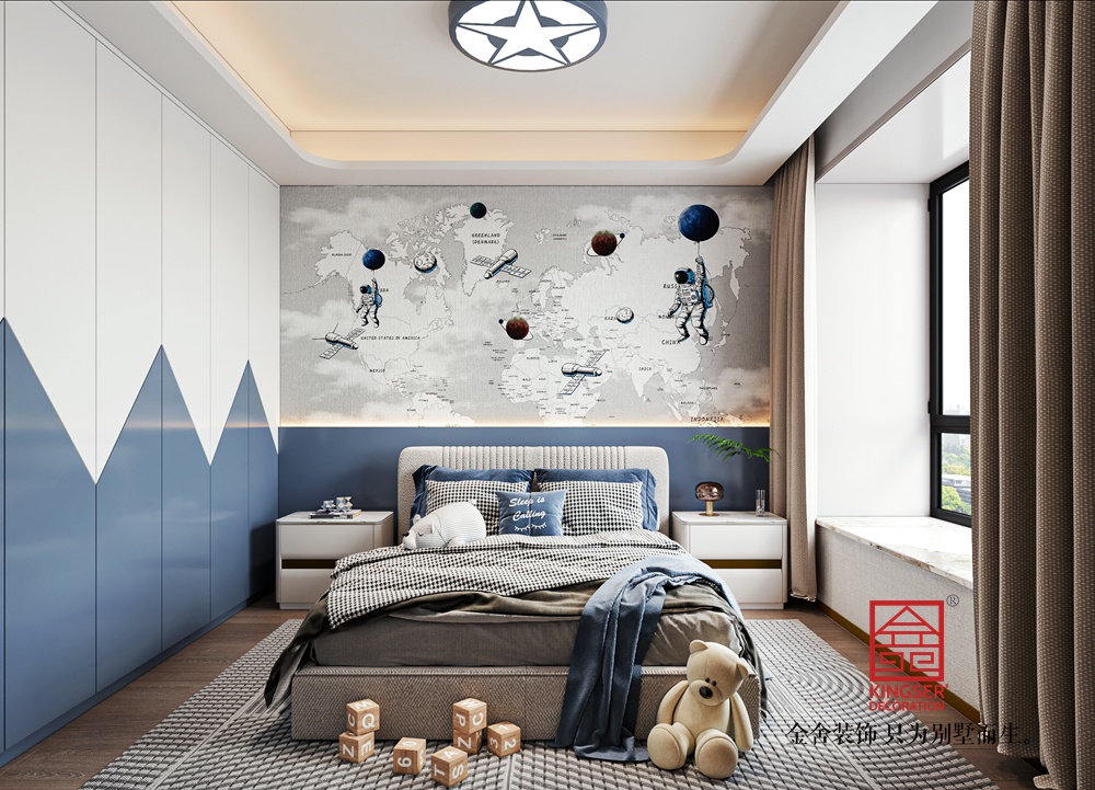 龍湖天奕176平米現(xiàn)代風(fēng)格裝修-兒童房