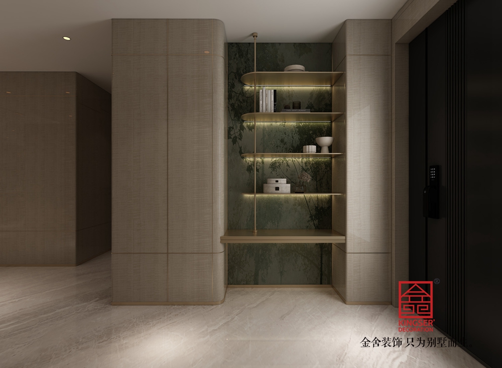 瑞凝府211平米現(xiàn)代簡約風格裝修-玄關