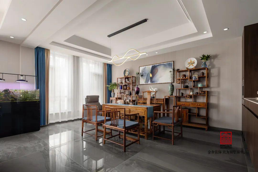 大者別墅400平米輕奢風(fēng)格裝修-書房