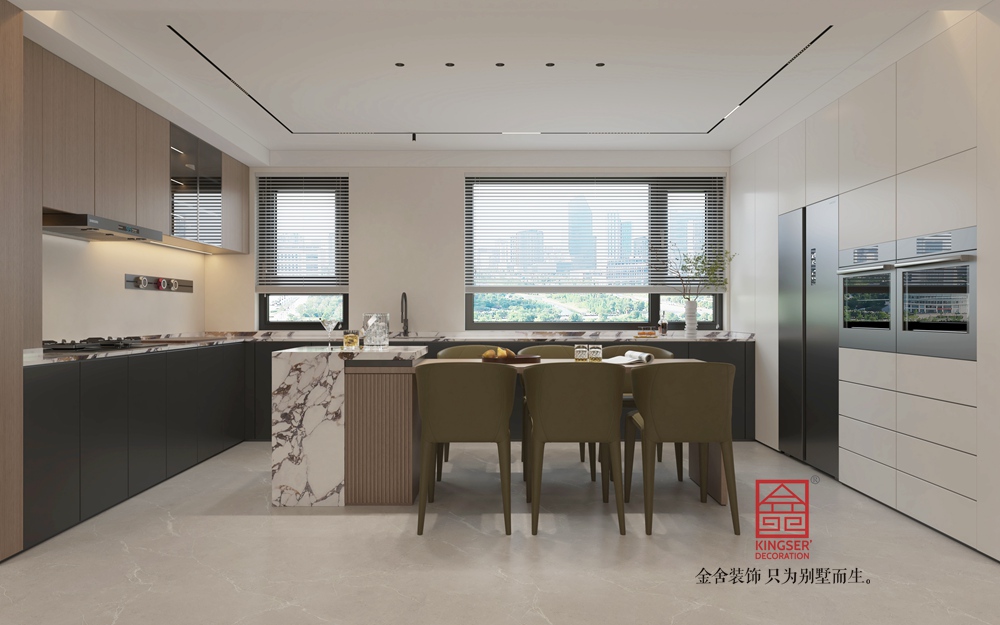 高新苑193平米現(xiàn)代風(fēng)格裝修-餐廳