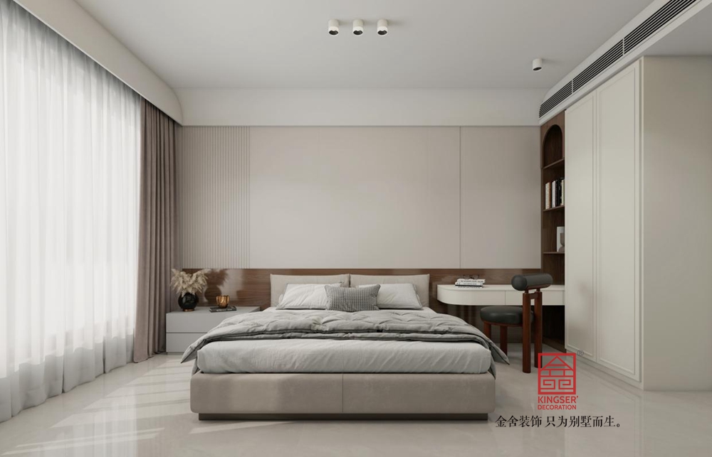 瑞璟春和145平米現(xiàn)代風(fēng)格裝修-臥室