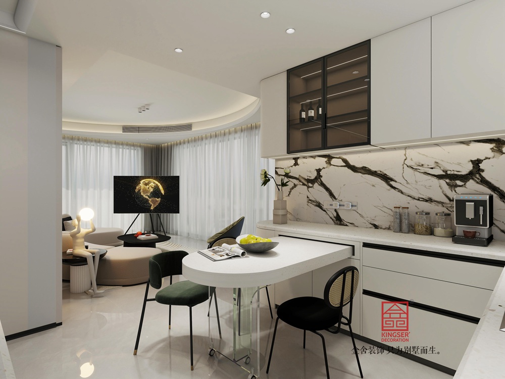 瑞璟春和145平米現(xiàn)代風(fēng)格裝修-餐廳