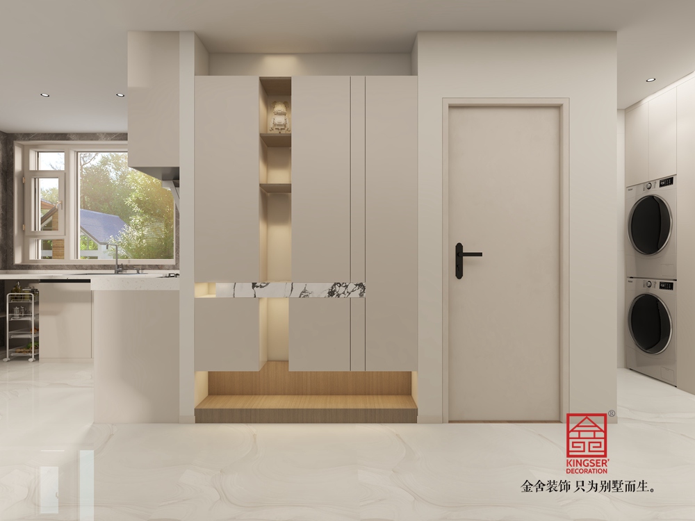 瑞景春和158平米現代簡約風格裝修-玄關