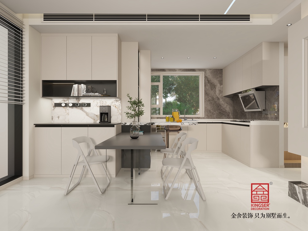 瑞景春和158平米現代簡約風格裝修-餐廳